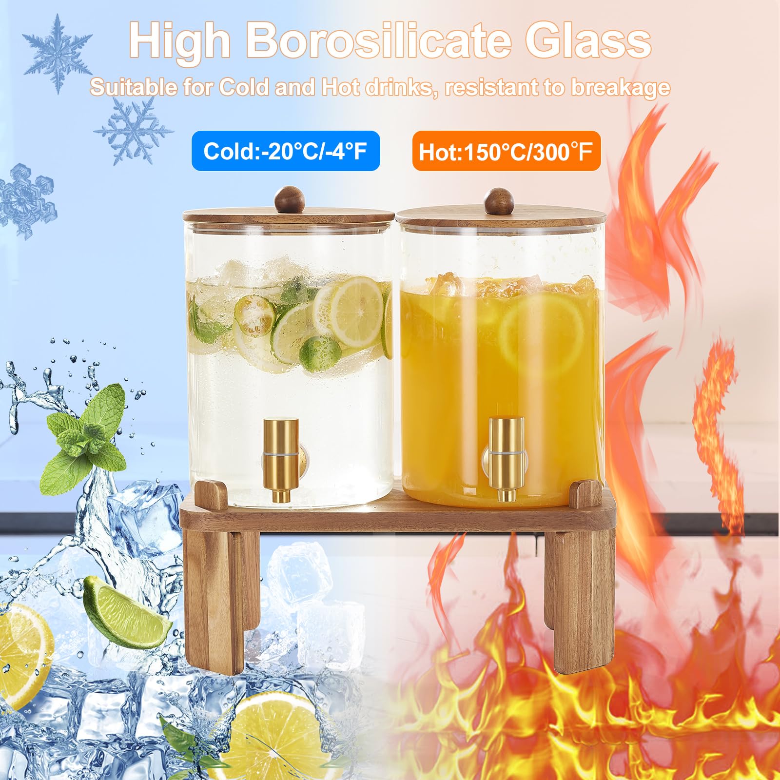 FavorFlavor wide-mouth design makes filling with ice or fruit simple and quick.