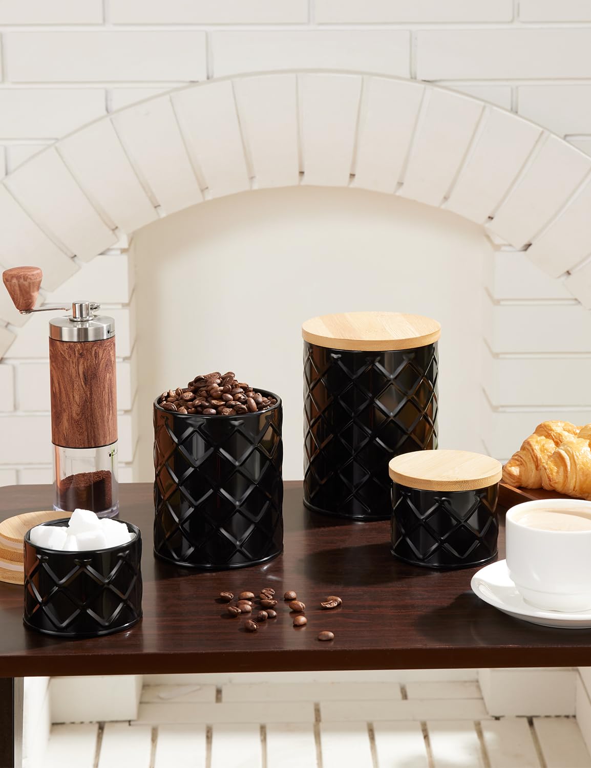 FavorFlavor XL flour storage jar demonstrating large capacity for bulk ingredients.