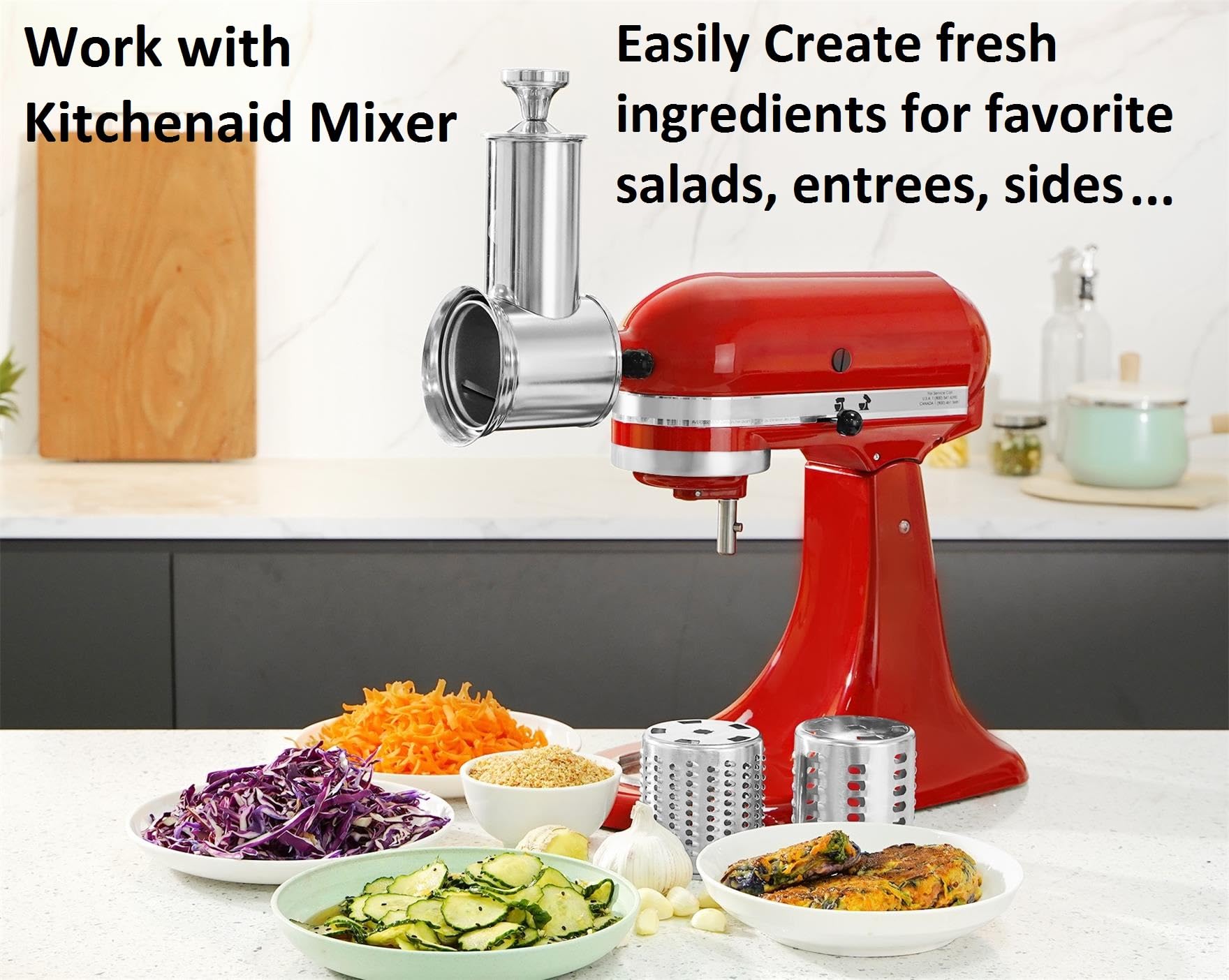 Dishwasher-safe design of the FavorKit stainless steel attachment