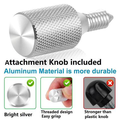 FavorKit hub knob screw included ensures secure setup during use.