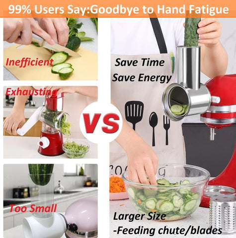 FavorKit no-wobble design stays secure on KitchenAid during operation