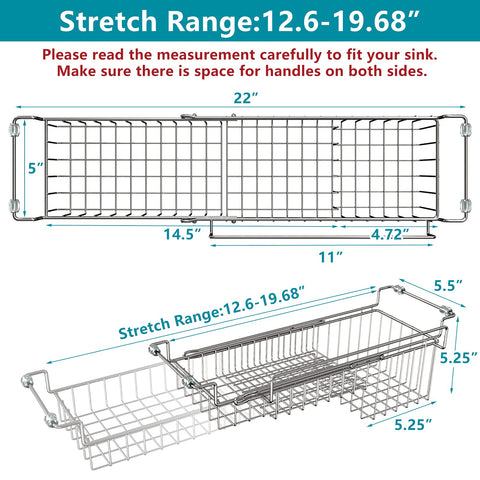 FavoThings over-sink placement with no-tools design frees countertop space.