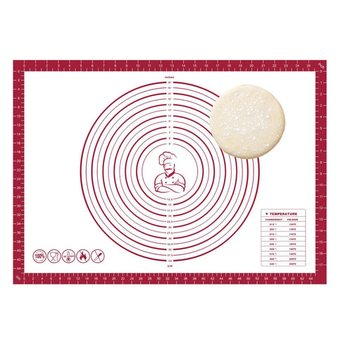 FAVXD dough mat for rolling dough with even thickness and easy cleanup