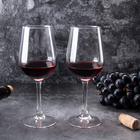 FAWLES stem-balanced wine glasses—precise balance for steady pouring.