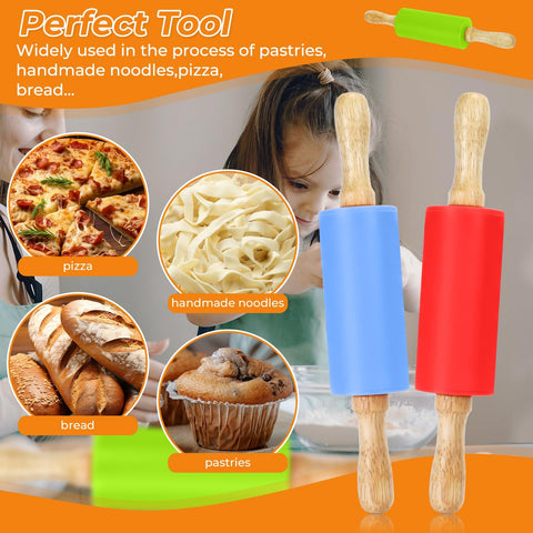 Faxco mini rolling pin dough prep, great for cookies and pastries.