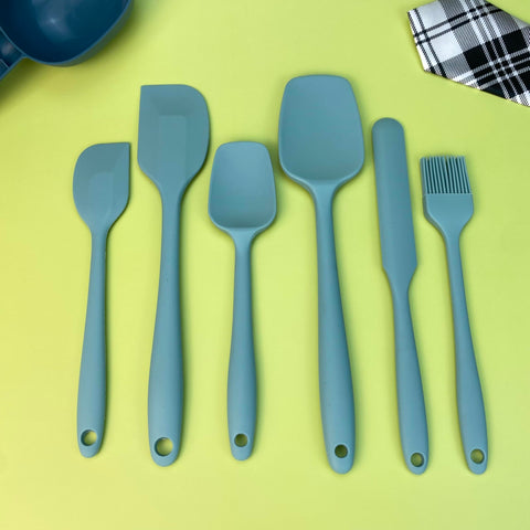 FCAIBEAR mint-green bakeware color adds style to a busy kitchen