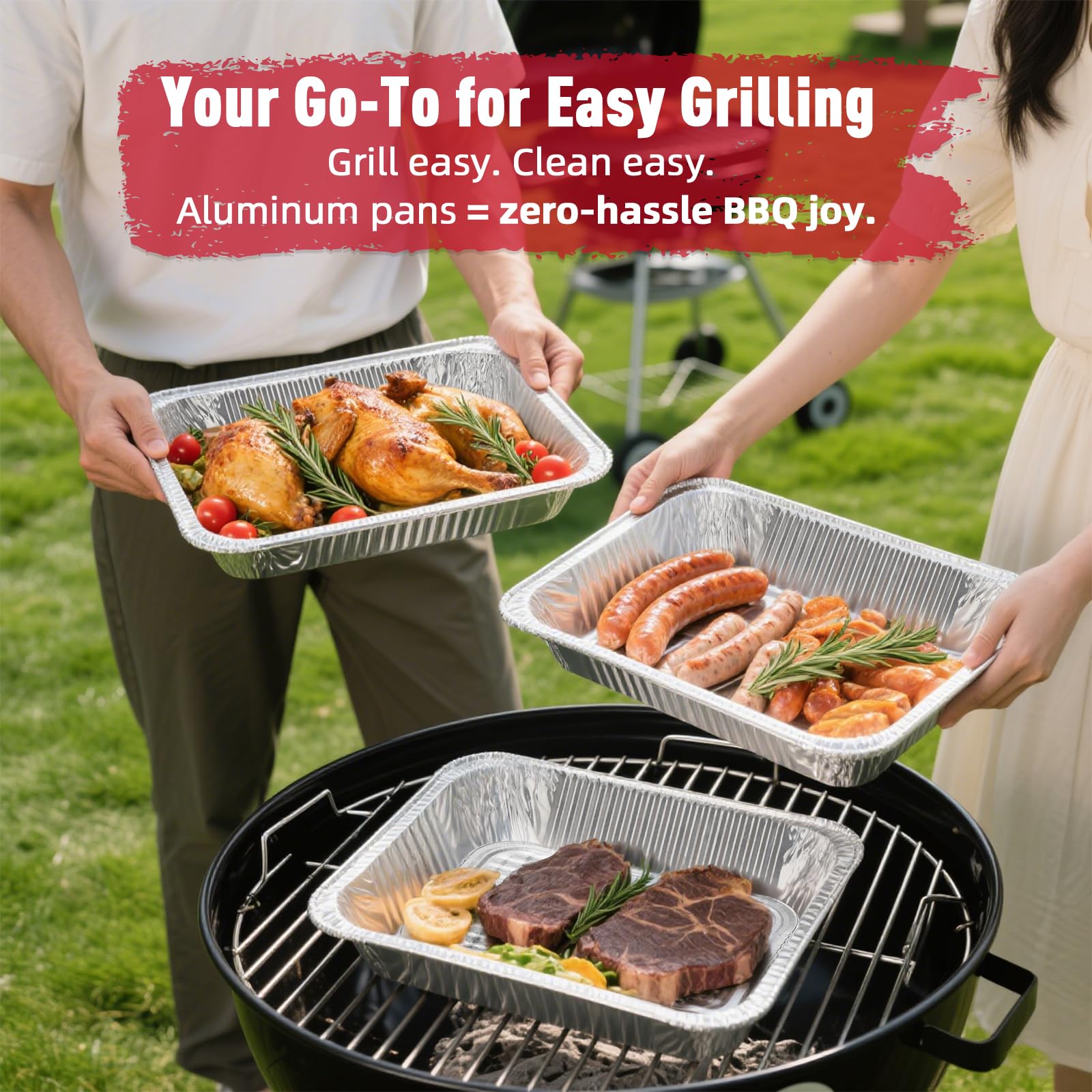 Fcotsm foil pans 9x13 inches deliver even heat for roasting and baking.