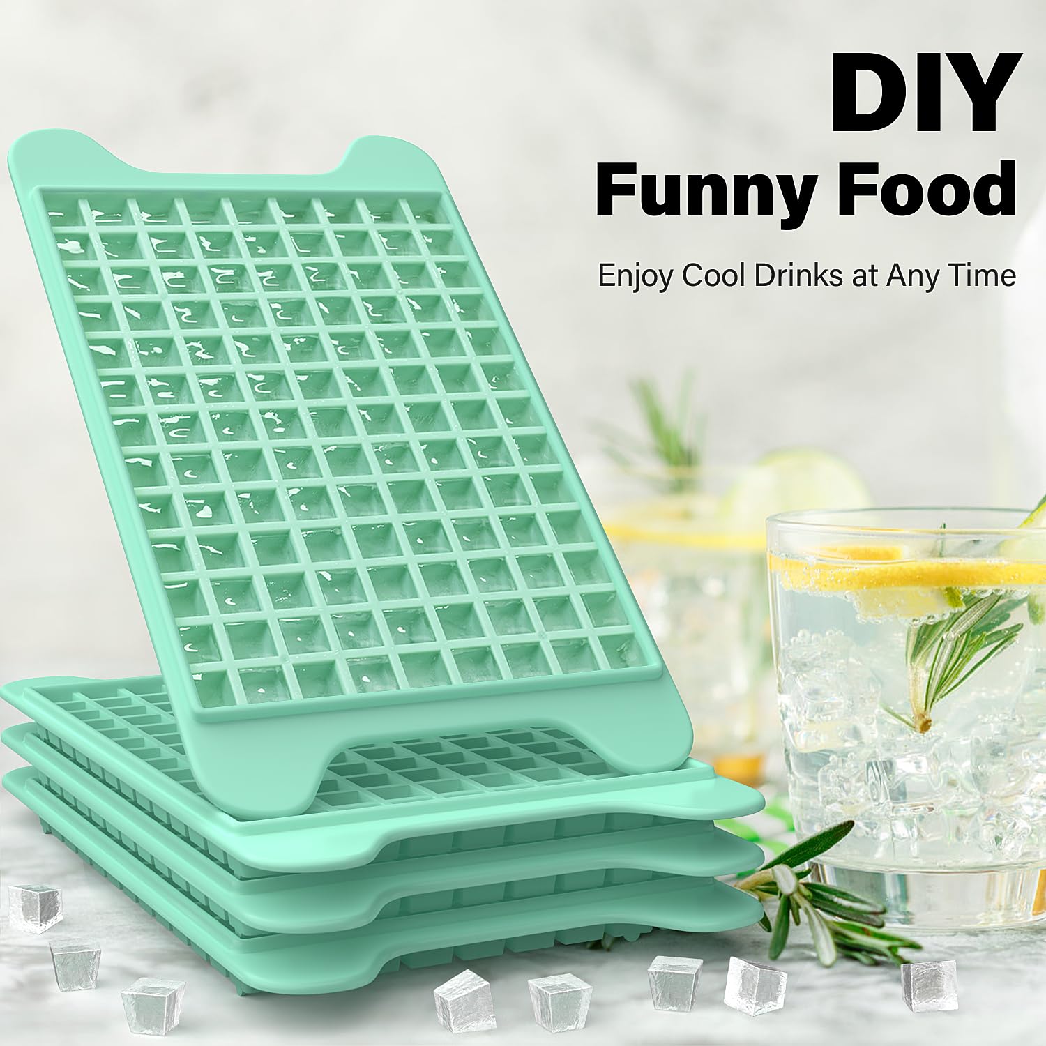FDDBI large freezer bin stores about 1080 cubes.