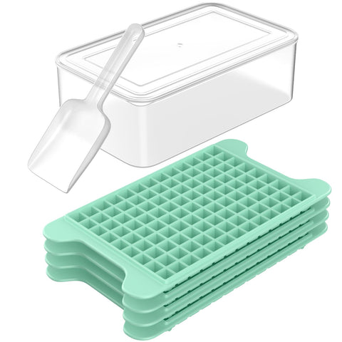 FDDBI mini ice tray with bin front view for easy storage.