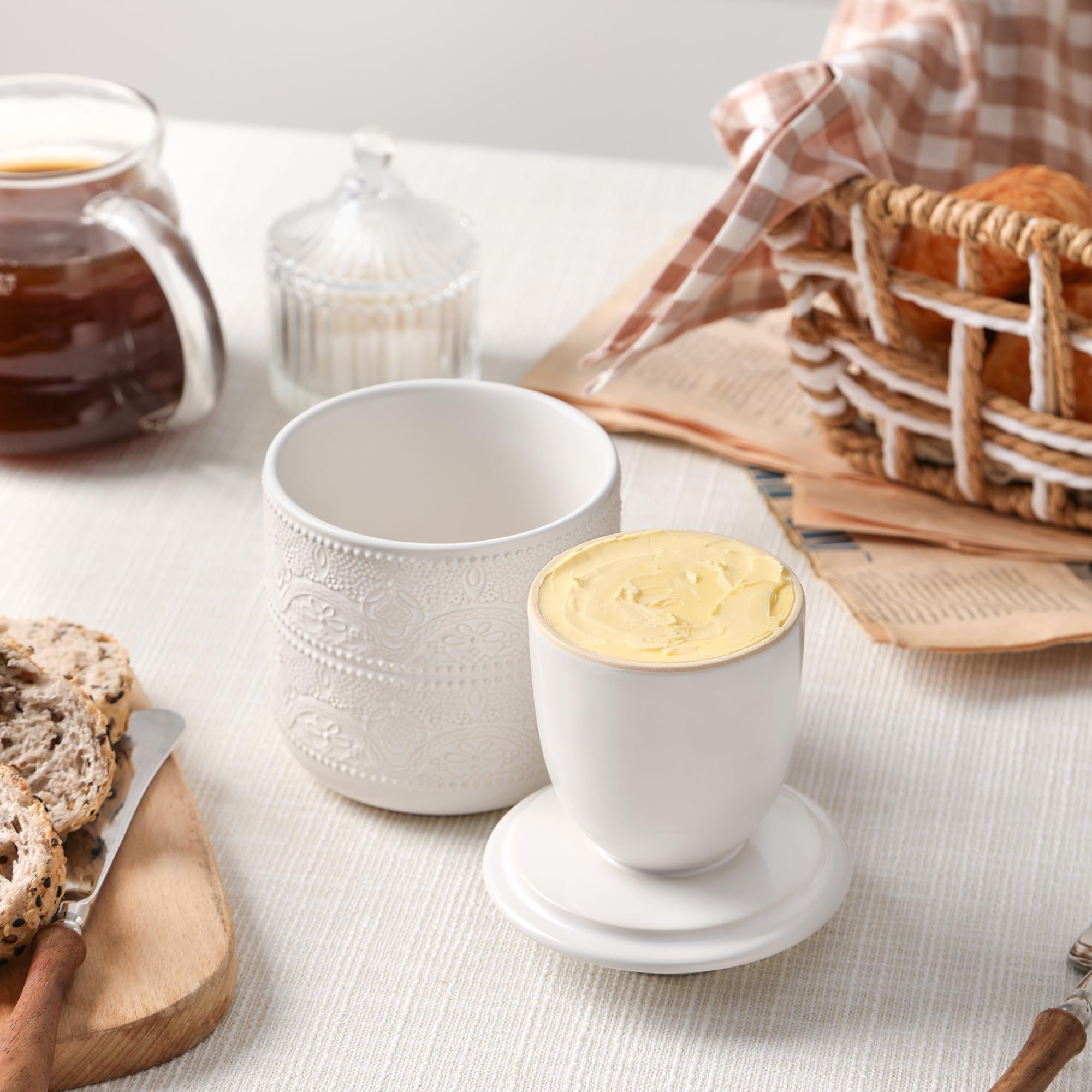 FE FUN ELEMENTS Butter Crock makes a thoughtful holiday gift.