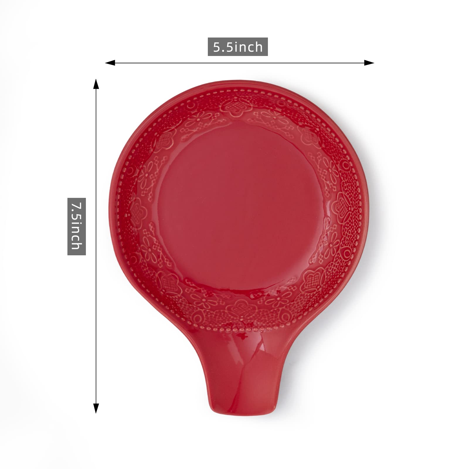 FE FUN ELEMENTS ceramic spoon rest kitchen decor blends durability and style