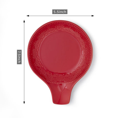 FE FUN ELEMENTS ceramic spoon rest kitchen decor blends durability and style