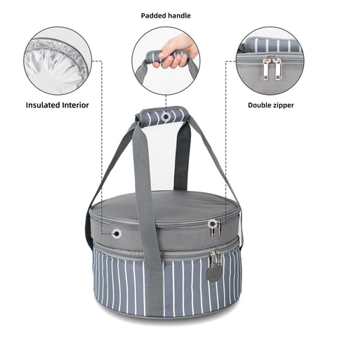 FE FUN ELEMENTS insulated carrier with padded carrying handle for easy transport