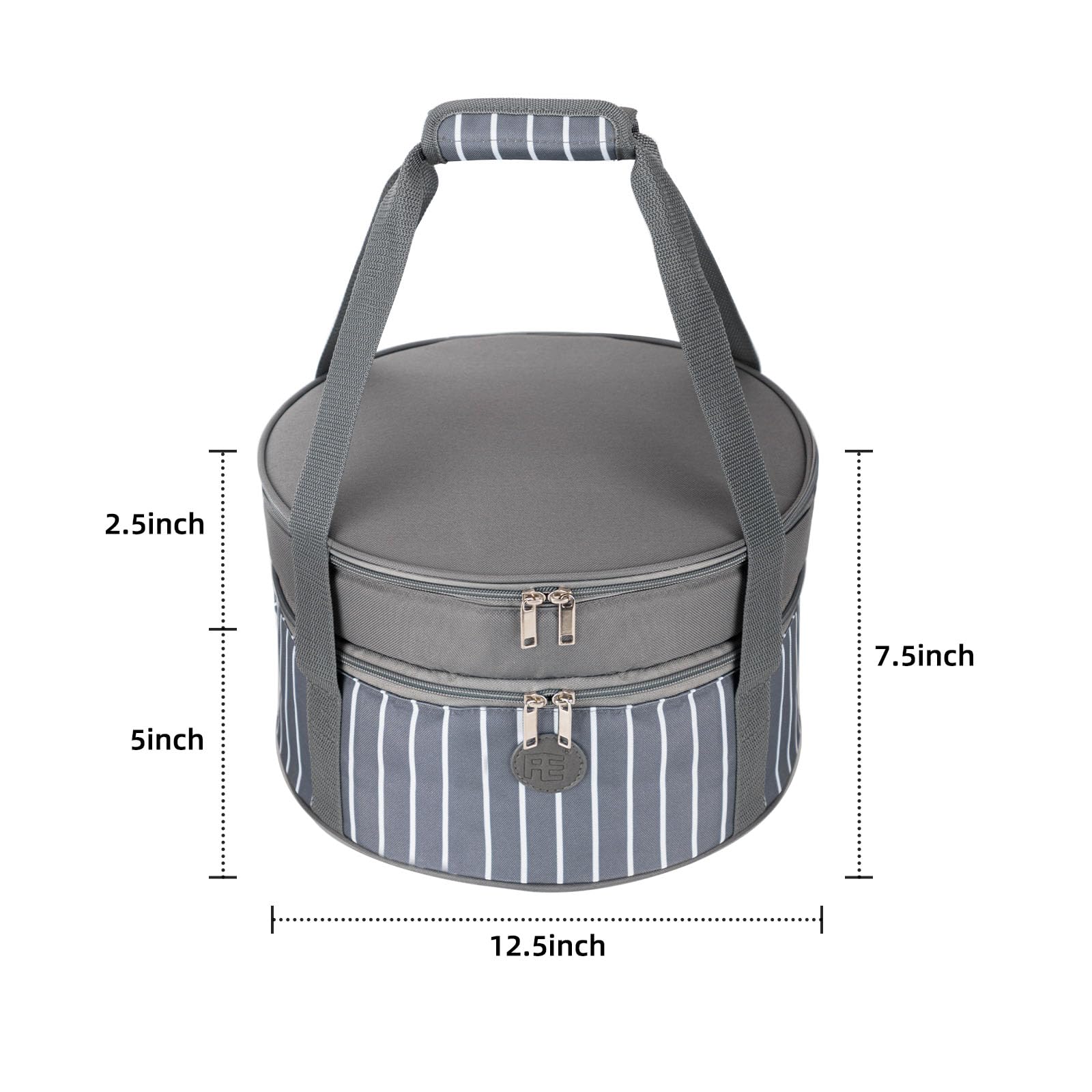 FE FUN ELEMENTS casserole carrier with lid open ready to load