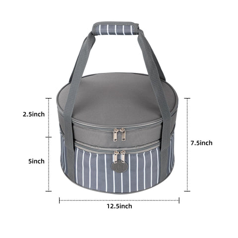 FE FUN ELEMENTS casserole carrier with lid open ready to load