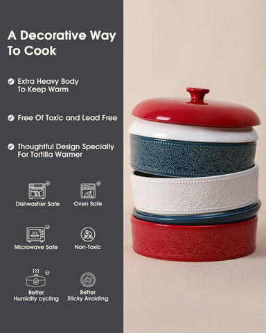FE Fun Elements versatile warmer holds naan, pancakes, and more