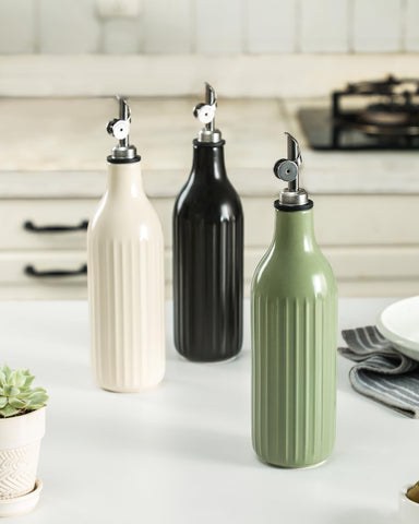 FE FUN ELEMENTS versatile dispenser for vinegar, syrups, and dressings