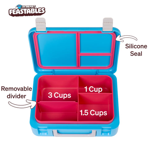 Feastables MrBeast removable BPA-free tray for easy cleaning and reheating