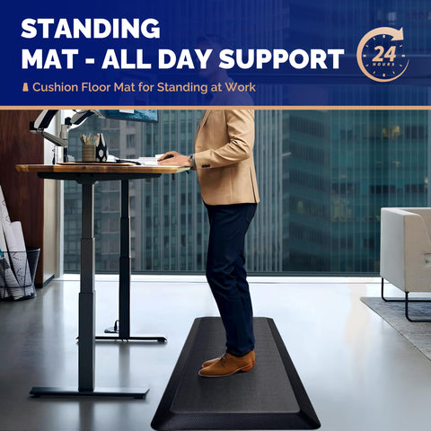 FEATOL anti fatigue mat side profile showing thickness