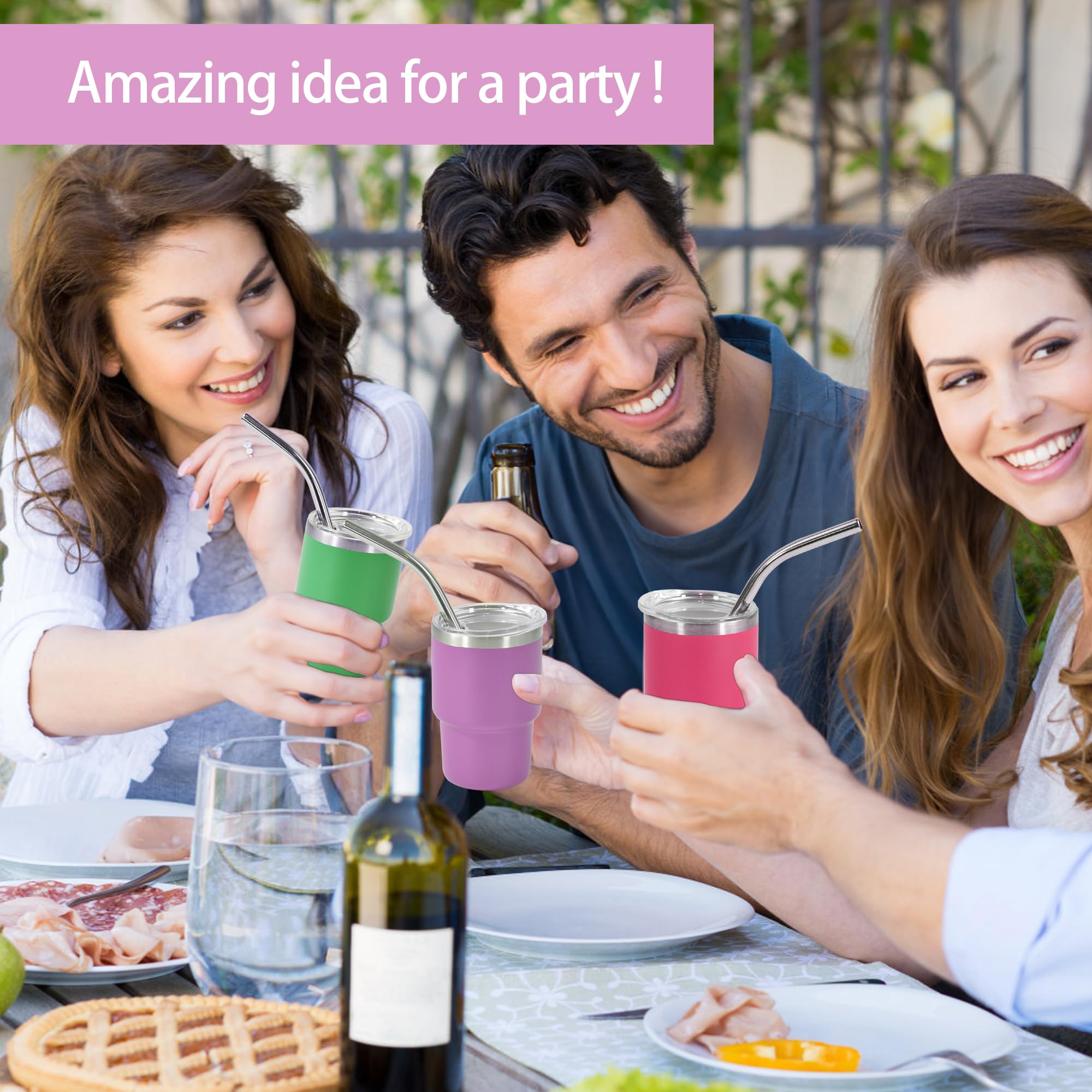 FECBK 12-lid set keeps drinks contained and spill-free during events.