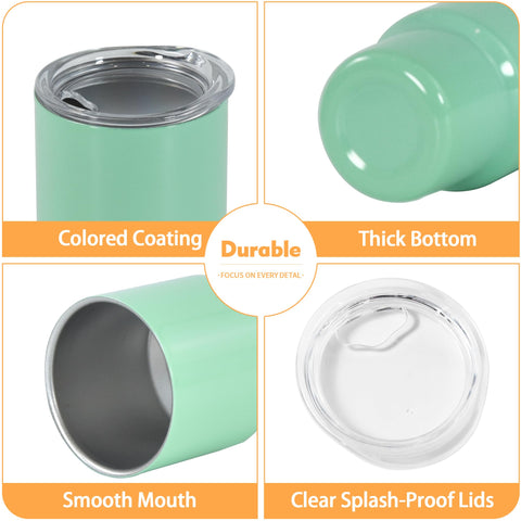 FECBK BPA-free lid with silicone ring prevents splashes during use.