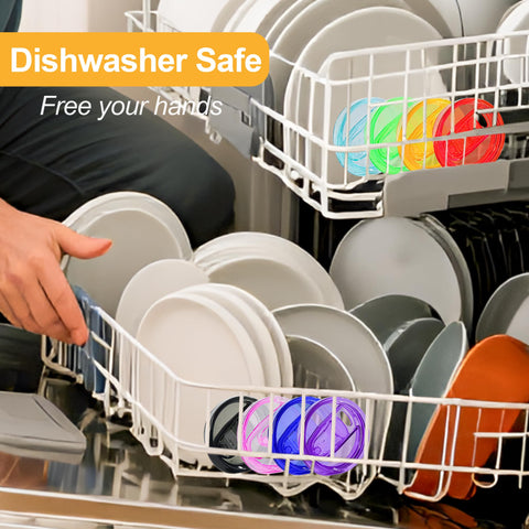 FECBK dishwasher-safe lid for easy cleaning of lid and rings