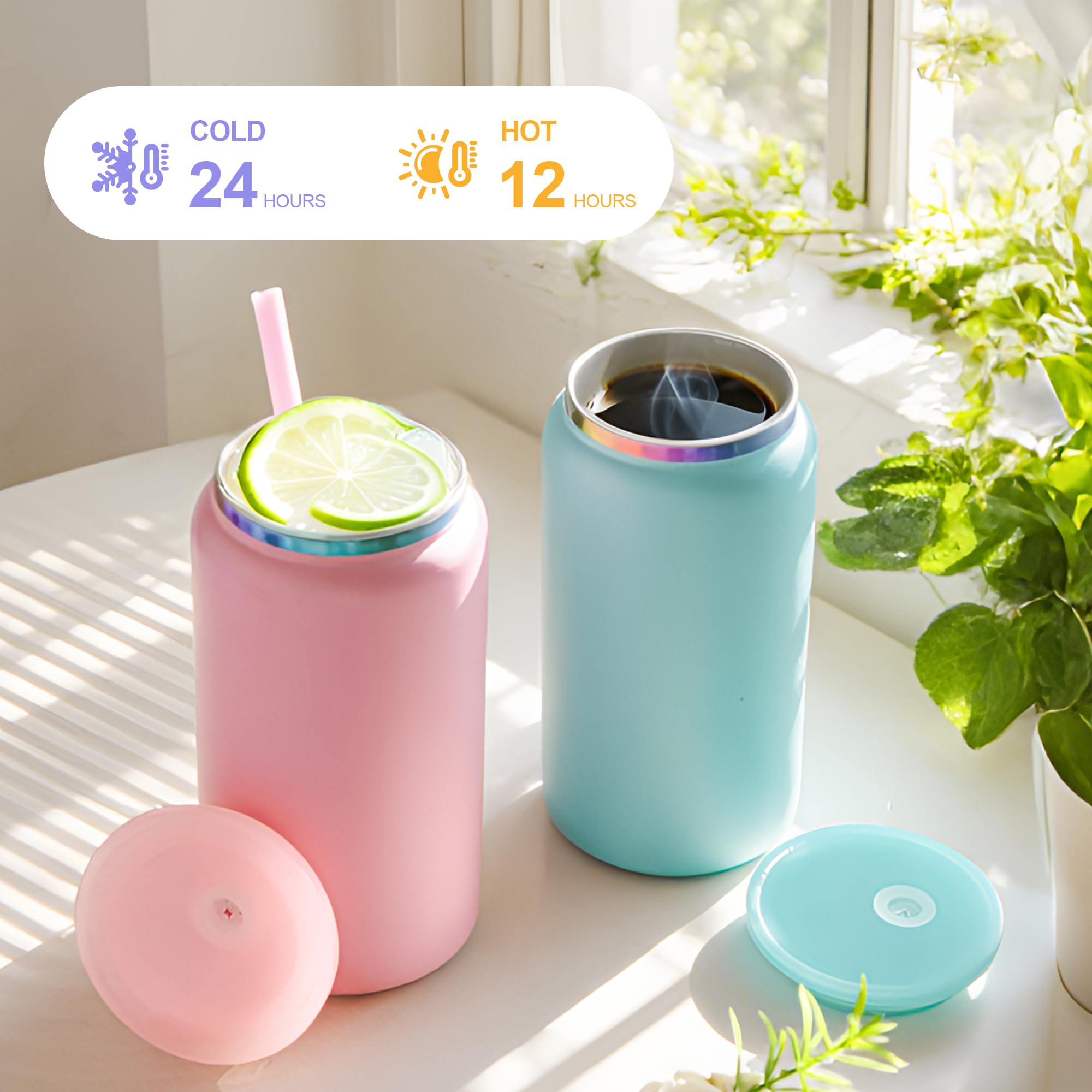 FECBK matte colored finish tumbler offers durable daily use.