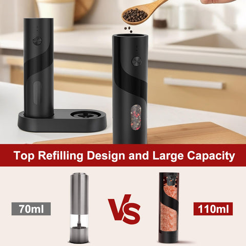 Fecorraimne salt and pepper grinder set presented as a gift-ready kitchen essential.