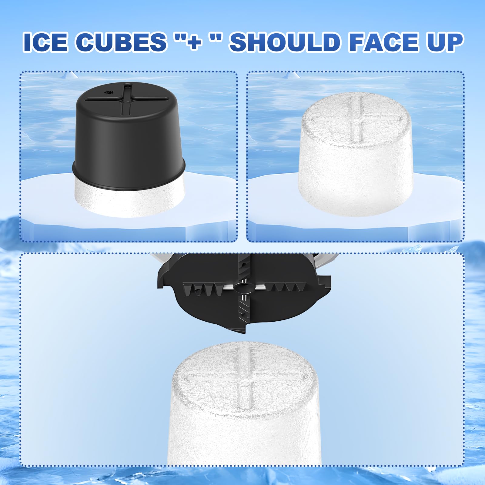 Fedowal mold compatibility with KitchenAid shaved ice attachment for seamless setups