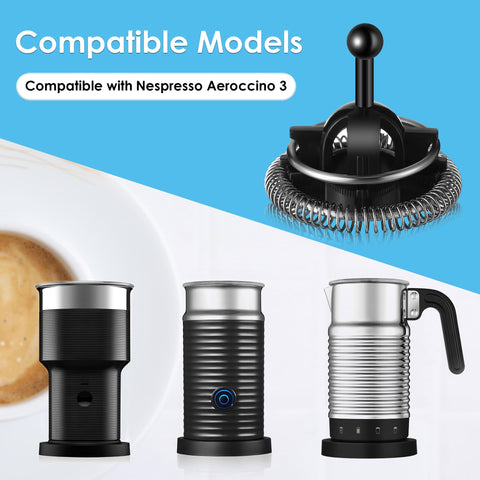 Feekoon frother lid for Aeroccino3 with seal prevents milk leaks during frothing.