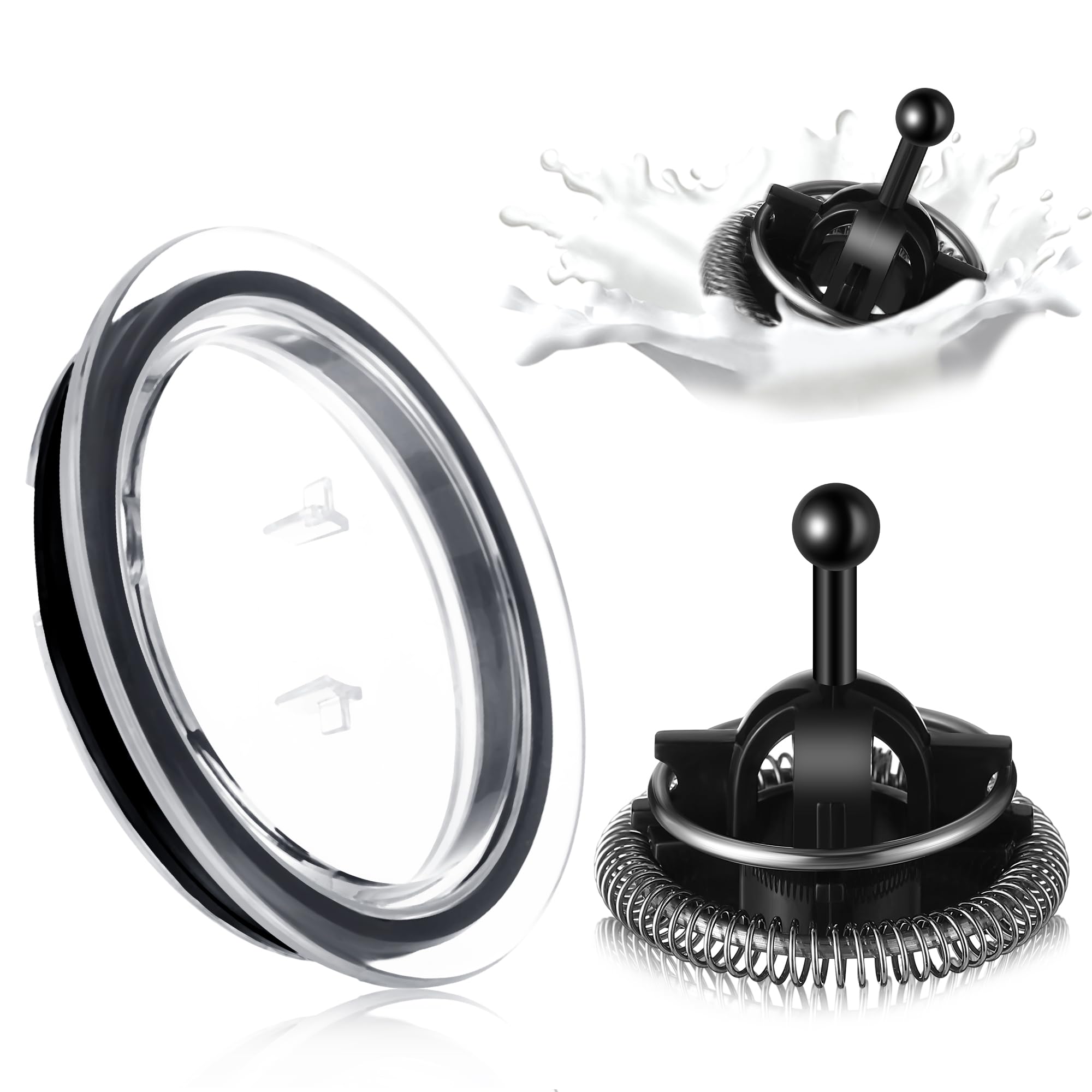 Feekoon milk frother whisk for Aeroccino3 creates dense foam for cafe-style drinks.