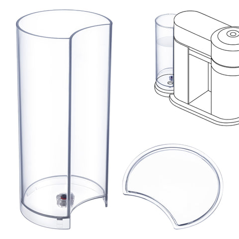 Feekoon water tank reservoir for Nespresso Vertuo Next, clear view and reliable water supply