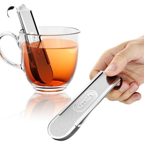 Feelife tea infuser 2-in-1 scoop for easy loose-leaf brewing.