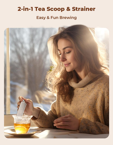 Feelife 304 stainless steel tea infuser for pure taste and durability.