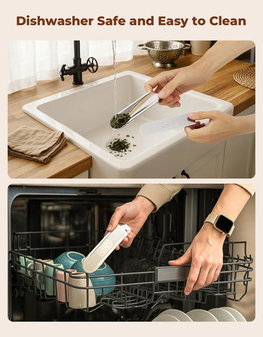 Feelife larger leaf space allows tea leaves to expand.