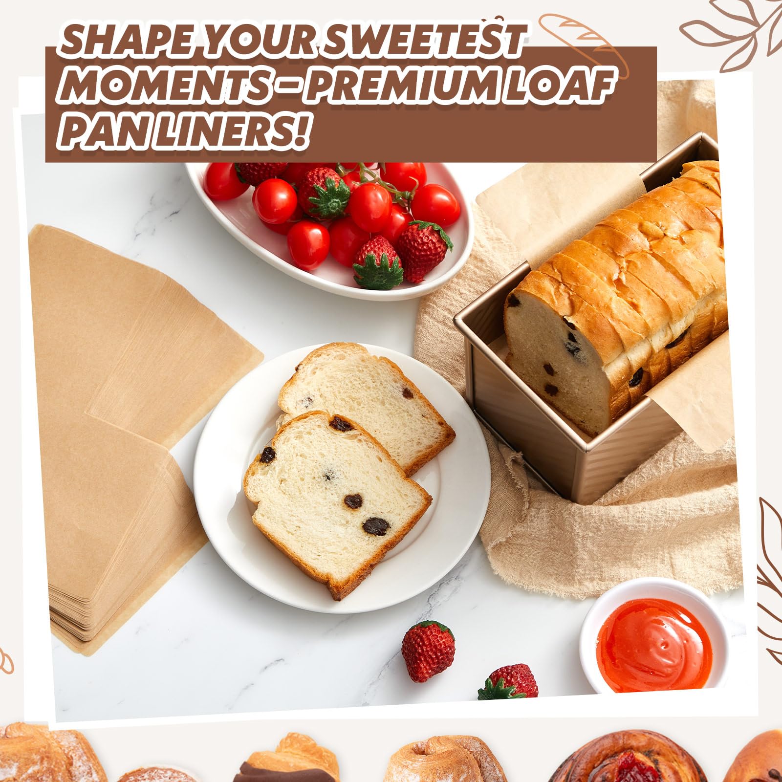 Feifeiya parchment paper performs well at standard oven temperatures