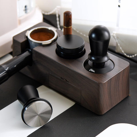 Feilair stainless steel ripple base delivers durable, smooth tamping for barista-grade results.