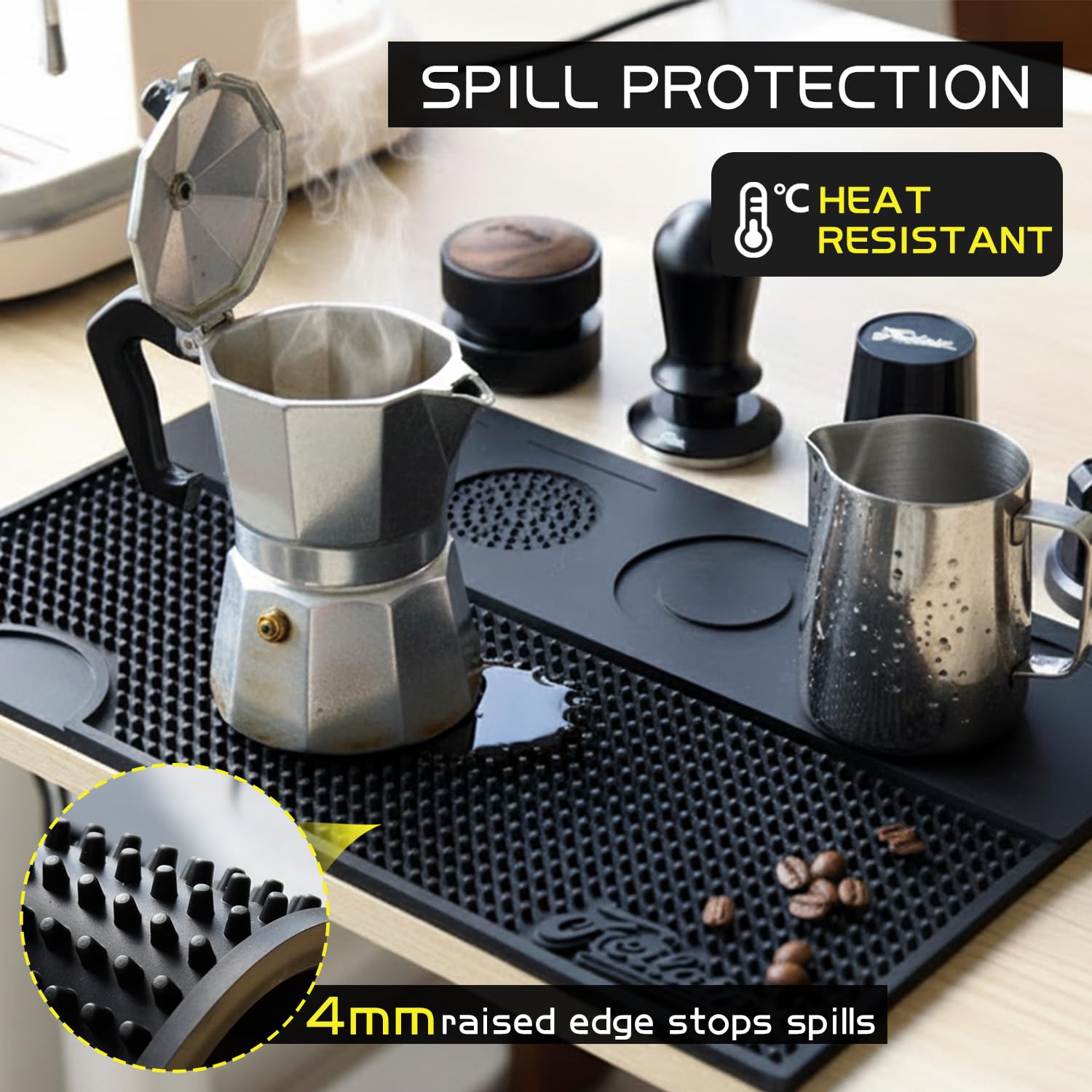 FEILAIR espresso accessory organizer slot tidy distribution tools and tampers.