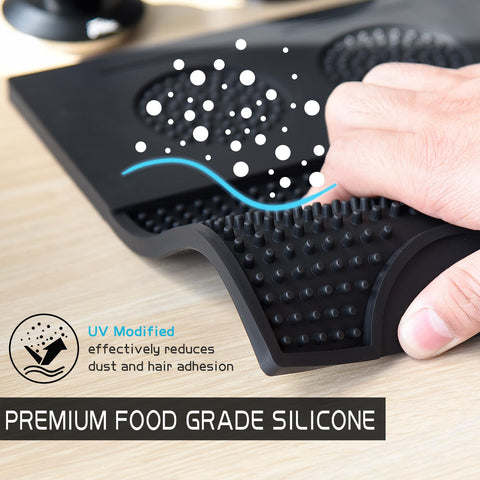 FEILAIR heat resistant mat endures daily use and is dishwasher safe.