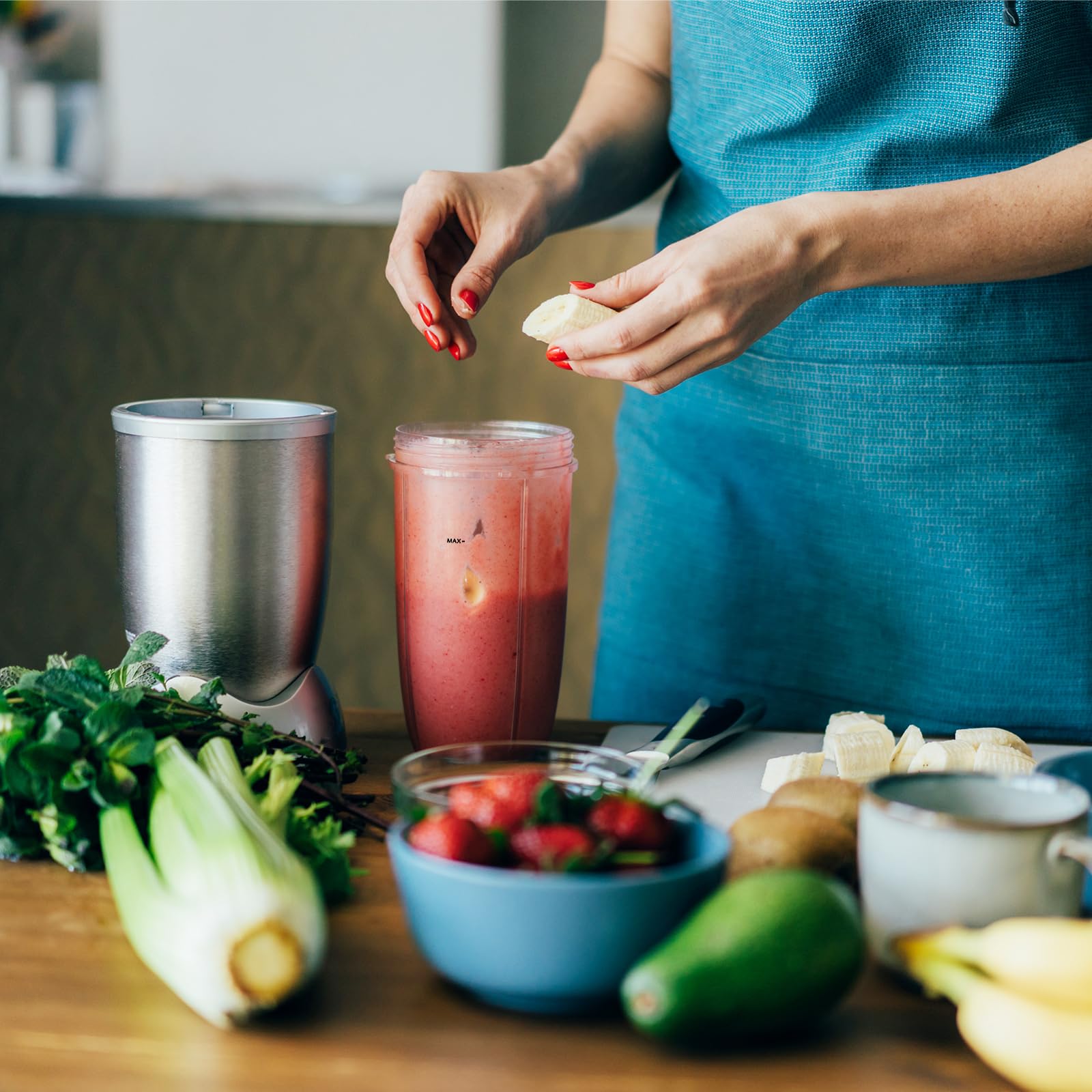 Feilifan dishwasher-safe cups simplify cleanup after smoothies