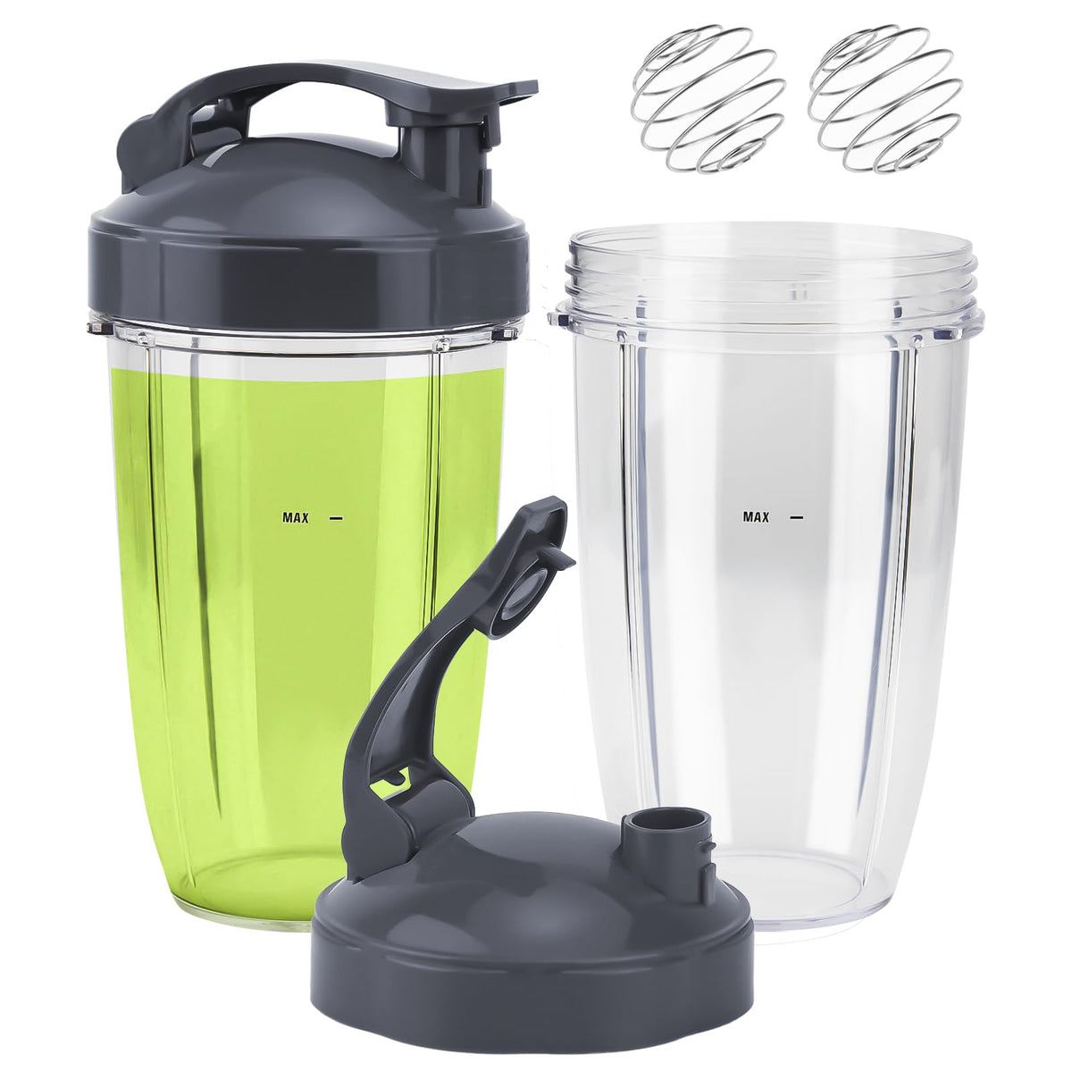 Feilifan NutriBullet 24 oz cup with flip-top lid for on the go smoothies