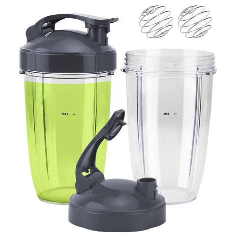 Feilifan NutriBullet 24 oz cup with flip-top lid for on the go smoothies
