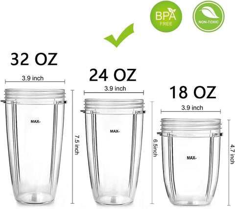 Feilifan 24 oz cup with max fill line to prevent spills
