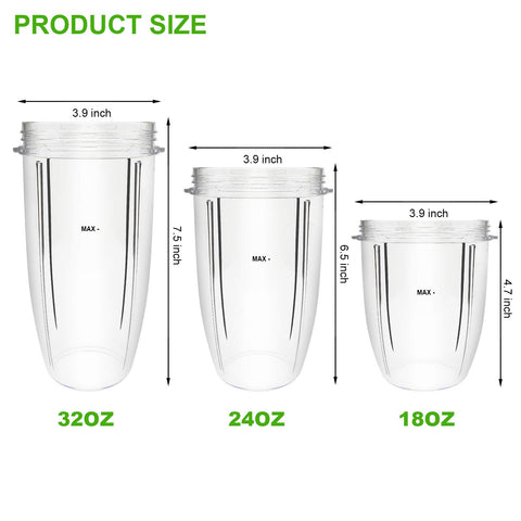 Feilifan NutriBullet 32 oz cup with flip-top lid for on-the-go smoothies.