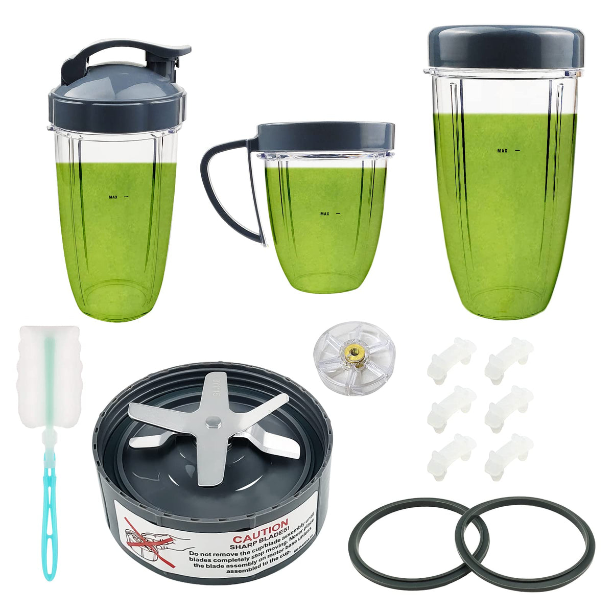 Feilifan NutriBullet cross blade emulsifier for robust blending and smooth textures.