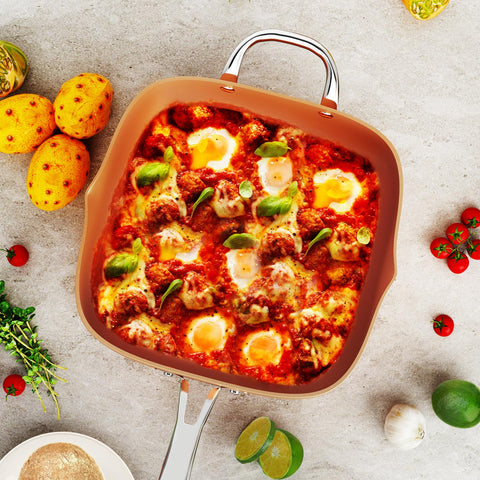 FeLamp dishwasher-safe cookware for easy cleanup after meals.