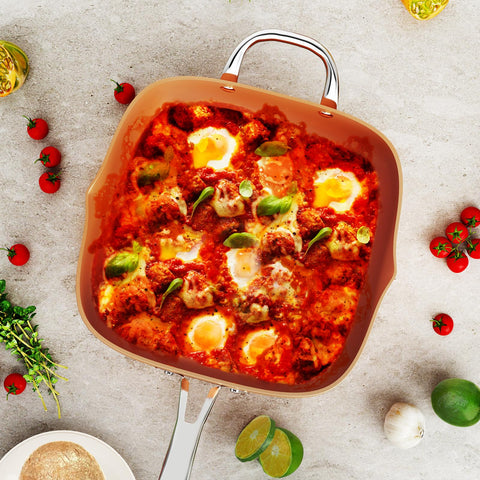 FeLamp steamer rack elevates vegetables for gentle steaming results.