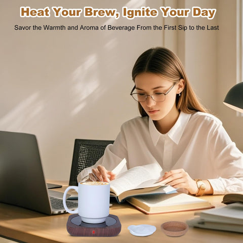 Felibeaco mug warmer auto shut-off provides safety after hours of use