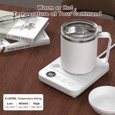 Felibeaco desk warmer with auto shut-off for safe, unattended use.