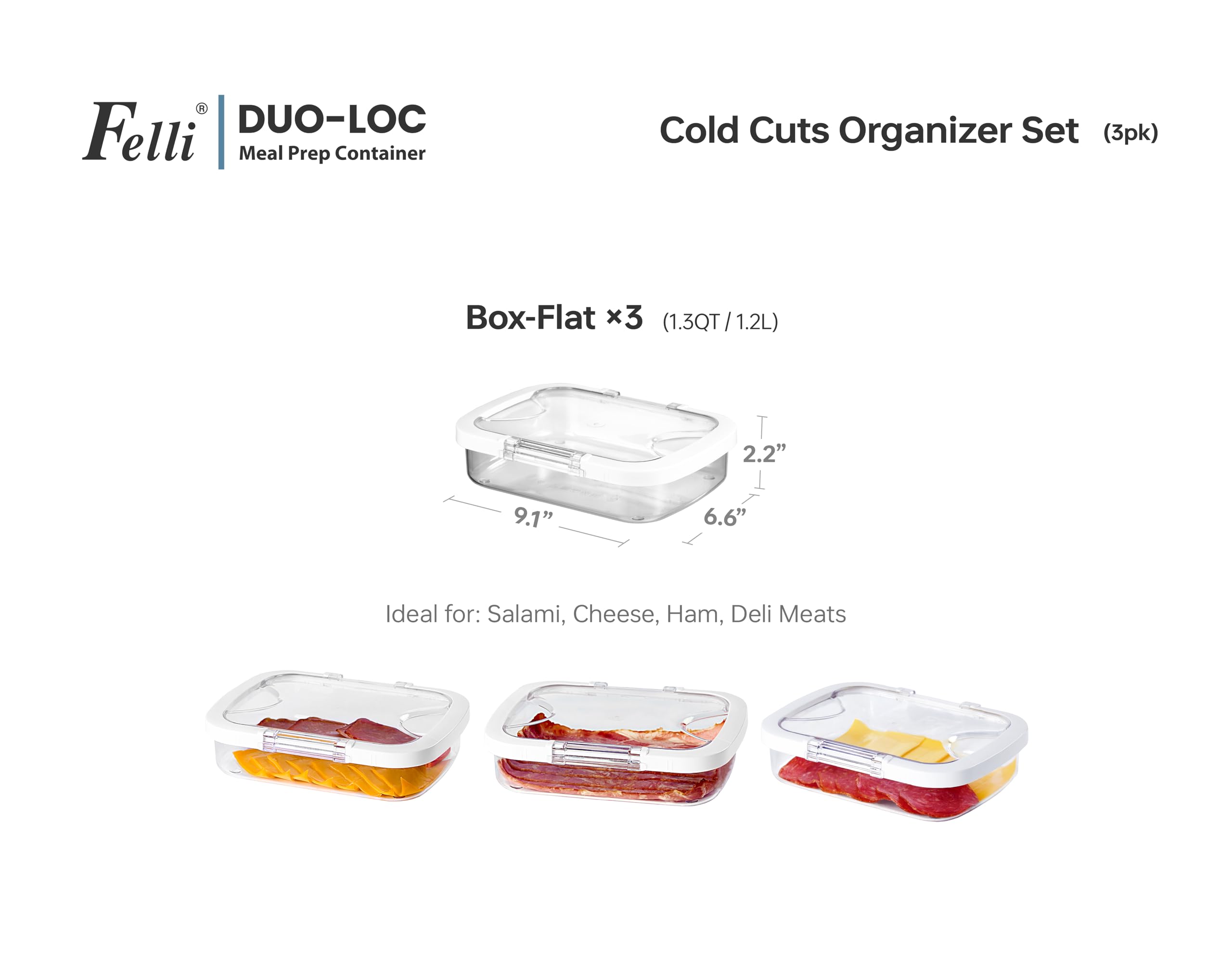 Felli Duo Loc stain and odor shield helps preserve freshness between uses.